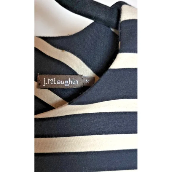 J Mclaughlin Womens M Striped Catalyst Dress - Picture 6 of 14